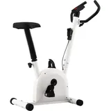 vidaXL Heimtrainer inkl. Gurtwiderstand schwarz/weiß