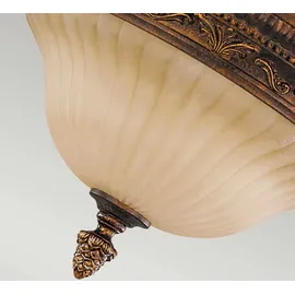 Elstead Lighting Sonoma Valley 2-flammige Deckenleuchte E27 Gealtertes Schildpatt