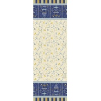 BASSETTI OPLONTIS Tischläufer aus 100% Baumwolle, Panama-Gewebe in der Farbe Blau v.9, Maße: 50x150 cm - 9275588