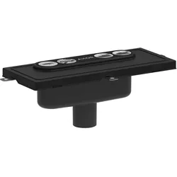 AXOR uBox universal Grundkörper Duschrinne Ablaufgehäuse für vertikale Installation, Montagezubehör,