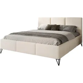 Mirjan24 Polsterbett Natur, Textil, Rechteckig, 140x200 cm, Schlafzimmer, Betten, Polsterbetten