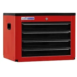 ADB Schrank-Aufsatz rot, anthrazit 4 Schubladen 61,0 x 45,0 x 95,0 cm