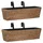 vidaXL Blumenkasten 62 x 32 x 23 cm Wasserhyazinthe
