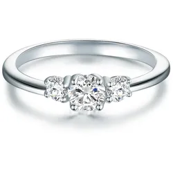 Trilani Ring aus Sterling Silber in mit Zirkonia 60 Damen 