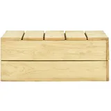 vidaXL Gartentisch 75 x 75 x 31 cm Braun