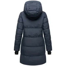 Marikoo Winterjacke "Kaituu XVI", Damen, Gr. XS, blau (navy), Obermaterial: 100% Polyester; Innenseite: 100% Polyester; Futter: 100% Polyester; Wattierung: 100% Polyester, Jacken Winterjacke, mit großer Kapuze, Topseller