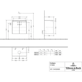 Villeroy & Boch Collaro 600x548x380mm