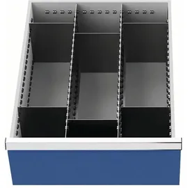 Bedrunka & Hirth Gerätebau GmbH Schubladenunterteilungsmaterial Front-H.200mm 2Längs-/6Querteiler Schubl-B.450mm