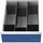 Bedrunka & Hirth Gerätebau GmbH Schubladenunterteilungsmaterial Front-H.200mm 2Längs-/6Querteiler Schubl-B.450mm