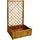 hardin 1fachgut Pflanzkasten mit Rankhilfe 150 x 80 x 38 cm Braun