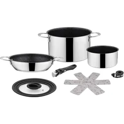 BRUNNER Camping Koch Geschirr Set Academy NG 5+1 20 cm Outdoor Küche Topf Pfanne