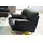 TRENDMANUFAKTUR Sessel Cecilia Kunstleder 112 x 87 x 89 cm Schwarz