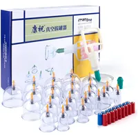 Kangzhu Schröpfglas-Set mit Vakuumpumpe, 27-tlg.