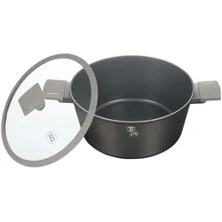 Berlinger Haus Antracit Collection Kasserolle mit Deckel, Ø 30 cm
