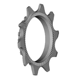 Shimano Ritzel 10 Zähne Silber/Schwarz