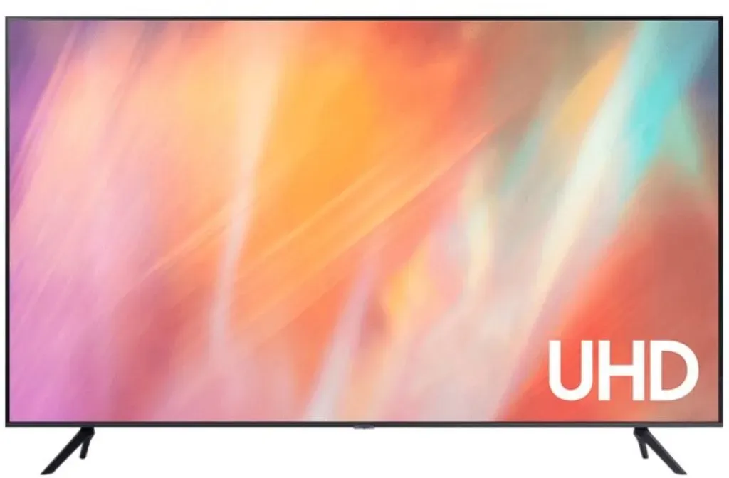 SAMSUNG Crystal UHD TV 4K AU7199 50" (GU50AU7199UXZG), HDR, Q-Symphony, Boundless Screen [2021], 50 Zoll / Midnight black