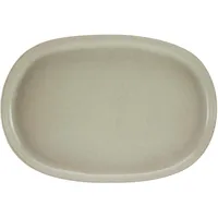 CreaTable CreaTable, Servierplatte oval, 1-teiliges Geschirrset, Servierplatte aus Steinzeug,