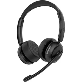 ISY IHS-8200 Bluetooth Headset mit Dockingstation, Over-ear Schwarz