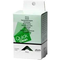 Plum QuickClean Wundreinigungstücher 5551 , 1 Nachfüllpackung = 40 Stück