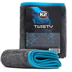 K2 Twisty Pro Microfasertuch mit gedrehten Borsten zum Trocknen und Polieren 40x...