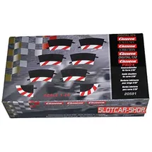 Carrera Innenrandstreifen für Kurve 2/30 Grad 6er Pack. Endstücke 2er Pack 20020591