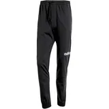 adidas Essentials Linear Single Jersey Joggers Black / White S