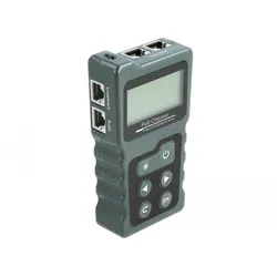 Delock LCD Cable Tester RJ45 / PoE / DC - Netzwerktester-Set