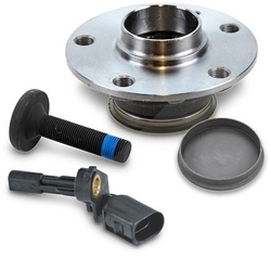 Bestprice Radnabe inkl. Radlager + ABS Sensor hinten rechts für Audi, Seat, VW