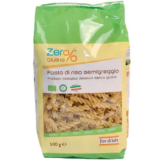 Zero% Glutine Fusilli Di Riso Integrale Senza Bio 500 G g