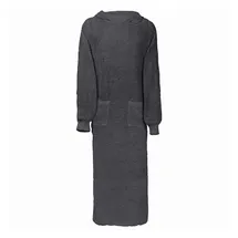 vidaXL Bademantel KINN Anthrazit XXL Baumwolle