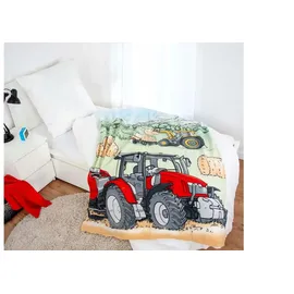 Herding Traktor Fleecedecke 130x160 cm