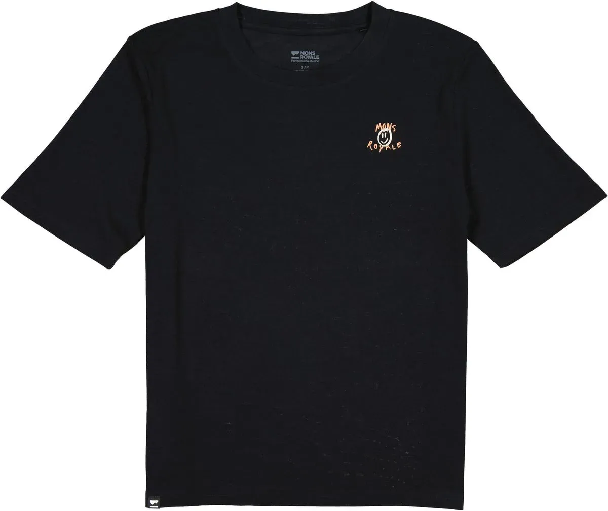 Mons Royale Womens Icon Merino Tee-shirt black M