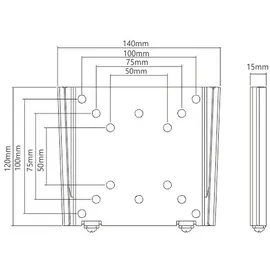 Indexa Wandhalterung WHM100F
