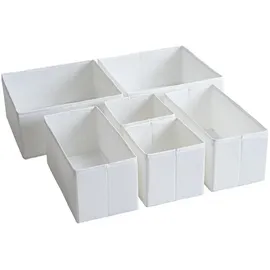 luxuskollektion Schubladen Organizer 6-tlg. weiß