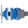 BGS Schraubstock Metall 100 mm blau