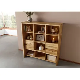 MASSIVMOEBEL24.DE Bücherregal 142 x 45 x 147 cm Beige