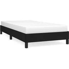 vidaXL Bettgestell 90 x 200 cm Schwarz