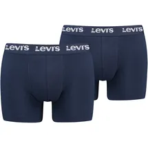 Levi's Repeat Logo Boxershorts blau/weiß S 2er Pack