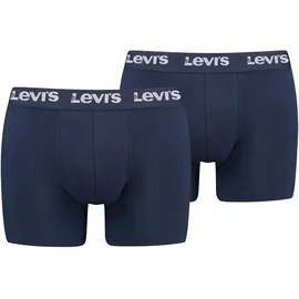 Levi's Repeat Logo Boxershorts blau/weiß S 2er Pack