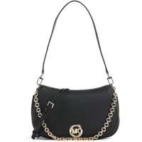 Michael Kors Nolita Medium Schultertasche Leder Black/Gold