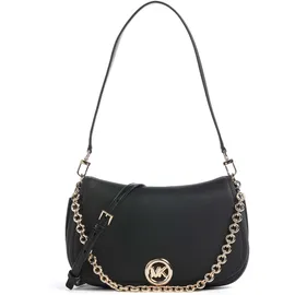 Michael Kors Nolita Medium Schultertasche Leder Black/Gold