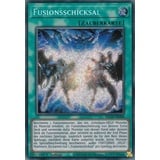 BLCR-DE088 - Fusionsschicksal - Secret Rare - Deutsch - 1. Auflage - im Set mit Ultrapro Toploader - Yugioh