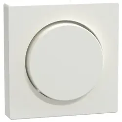 Merten MEG5250-0319 Zentralplatte mit Drehknopf, polarweiß glänzend, System M MEG52500319