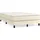 vidaXL Boxspringbett 120 x 200 cm Creme