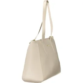 Valentino Sunshine Re Shopper Kunstleder Beige/White