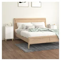 VidaXL Nachttische 2 Stk. Hochglanz-Weiß 40x35x70 cm Holzwerkstoff