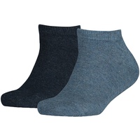 2er Pack TOMMY HILFIGER Sneakersocken Kinder 356 - jeans 35-38