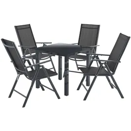Juskys Milano Set 5-tlg. dunkelgrau