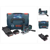 Bosch GST 18V-155 SC Professional Akku Stichsäge 18 V + 2x Akku 5,0 Ah + Ladegerät + L-Boxx