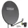 Schwaiger Satellitenschüssel Komplettset - Ø 88 cm Aluminium Quad LNB 4-Fach - Digital HD & 4K Empfang - Integrierte Kabelführung & wetterfest